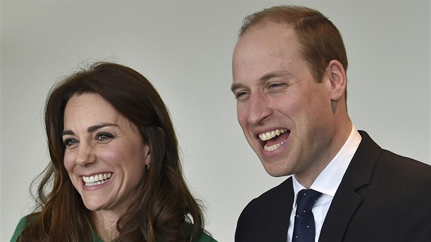Princ William a jeho manelka Kate (Londn, 10. bezna 2016)