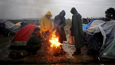 Situaci v uprchlickém táboe Idomeni na ecko-makedonské hranici výrazn...