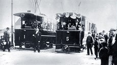 Provoz první celoročně využívané elektrické dráhy byl zahájen 19. března 1896.... Provoz první celoročně využívané elektrické dráhy byl zahájen 19. března 1896....