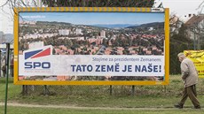 Strana práv občanů zahájila předvolební kampaň, v níž využila citátu z projevu... Strana práv občanů zahájila předvolební kampaň, v níž využila citátu z projevu...