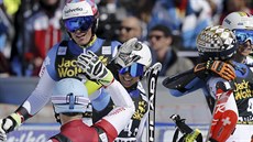 Švýcarští lyžaři se radují z triumfu v soutěži družstev ve finále Světového... Švýcarští lyžaři se radují z triumfu v soutěži družstev ve finále Světového...