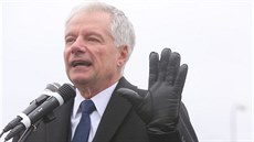 Na demonstraci vystoupil i Miroslav Sládek. (12.3.2016) Na demonstraci vystoupil i Miroslav Sládek. (12.3.2016)