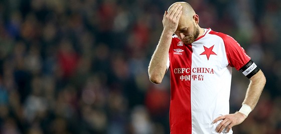 Zkuený obránce Martin Latka se nezapojil do pípravy Slavie.