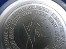 Lucie Bílá razila svoji zlatou medaili v jablonecké mincovn