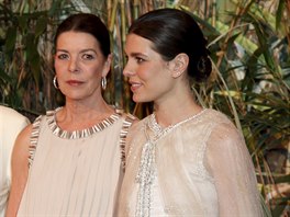 Monacká princezna Caroline a její dcera Charlotte Casiraghi (Monte Carlo, 19....