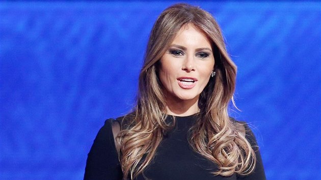 Melania Trumpov, bval modelka a manelka americkho prezidentskho kandidta Donalda Trumpa