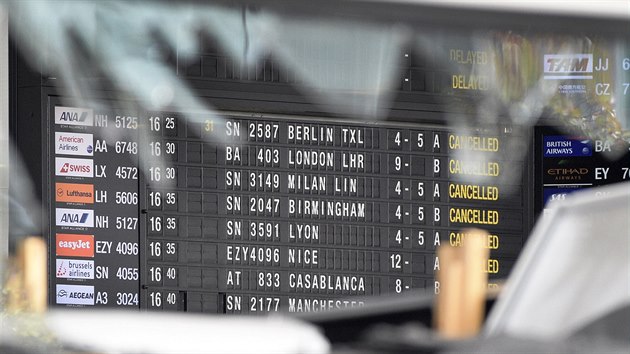 Bruselsk letit Zaventem po ternm teroristickm toku.