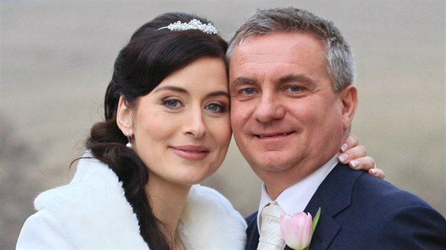 Alexandra Noskov a Vratislav Myn se vzali 28. nora 2015.
