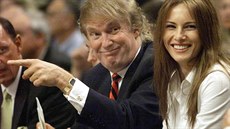 Trump v hlediti basketbalového zápasu (erven 1999)