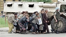 Obléhání Sarajeva zaalo 5. dubna 1992 a trvalo skoro tyi roky. Na snímku z...