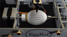 Velikonoční vajíčka malovaná robůtkem Eggbot. Velikonoční vajíčka malovaná robůtkem Eggbot.