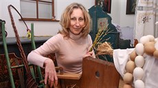 Etnografka Vlastivědného muzea v Olomouci Veronika Hrbáčková. Etnografka Vlastivědného muzea v Olomouci Veronika Hrbáčková.