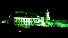 Hrad Špilberk Brňané viděli ve čtvrtek večer v jiném světle. Zeleném. Hrad Špilberk Brňané viděli ve čtvrtek večer v jiném světle. Zeleném.