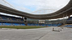 Na atletickém stadionu v Riu bude jet ped startem  olympijských her dost...