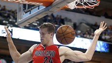 Mason Plumlee z Portlandu zasmeoval do koe Dallasu.