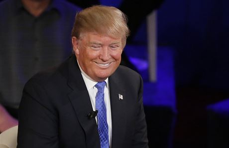 Donald Trump bhem debaty na stanici CNN (29. bezna 2016)