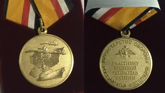 Medaile úastníku vojenské operace v Sýrii