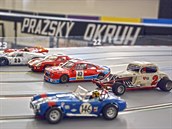 Autodráha Slot Car Racing Clubu v Tusarov ulici.