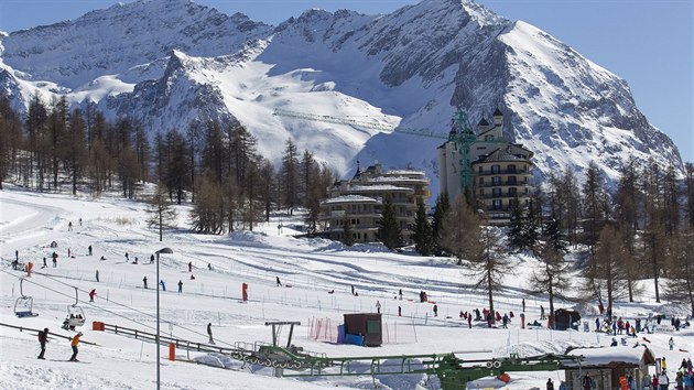 Svahy v italskm Sestriere nedaleko Turna, kde se v roce 2006 konaly zimn olympijsk hry.