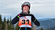 Biatlonistka Veronika Vítková se v Harrachově při exhibičním závodu v obřím... Biatlonistka Veronika Vítková se v Harrachově při exhibičním závodu v obřím...