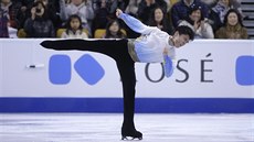 Juzuru Hanju při krátkém programu v Bostonu nadchl diváky i experty. Juzuru Hanju při krátkém programu v Bostonu nadchl diváky i experty.