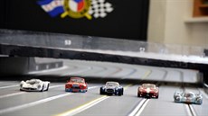 Autodráha Slot Car Racing Clubu v Tusarov ulici.