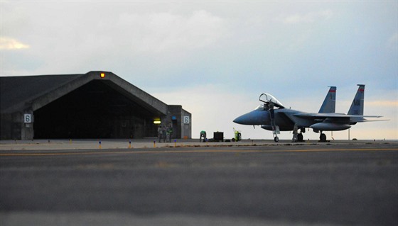 Americké stroje F-15C dorazily poátkem dubna na Island