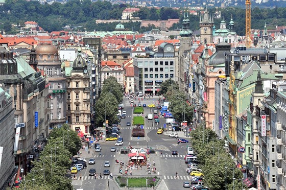 Václavské námstí nebylo jen spoleenským centrem, ale pedevím laboratoí pro...