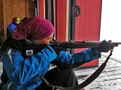 Na střelnici nedaleko Longyearbyenu nás půl dne v teplotách okolo minus dvaceti... Na střelnici nedaleko Longyearbyenu nás půl dne v teplotách okolo minus dvaceti...