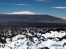 Mauna Loa, nejvtí a nejaktivnjí sopka leící na ostrov Havaj, USA. Od...