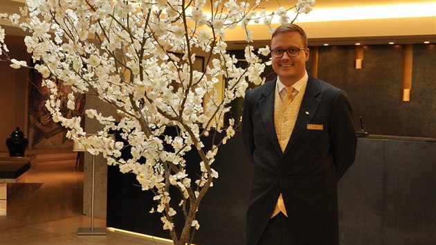 Concierge Vclav Janak v Mandarin Oriental Prague