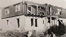 Vila, kde StB Berana vznila, ped demolicí v roce 1969.