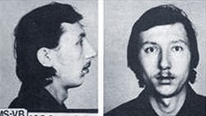 Policejní fotografie brutálního vraha Ladislava Hojera (1982)