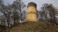 Souasný pohled na nkdejí hrad Rýzmburk