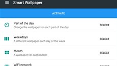 Smart Wallpaper automaticky mní obrázky na pozadí displeje podle nastavených...