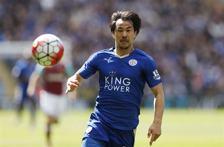 indi Okazaki spch za mem bhem utkn Leicesteru s West Hamem.