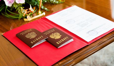 Ruské pasy (ilustraní foto)