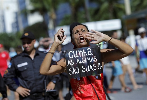 V Brazílii vyly do ulic tisíce píznivc i odprc prezidentky Dilmy Rousseffové.
