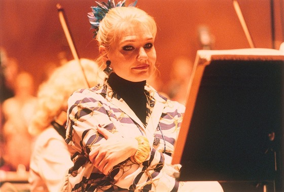 Finská sopranistka Karita Mattila na snímku z roku 1997