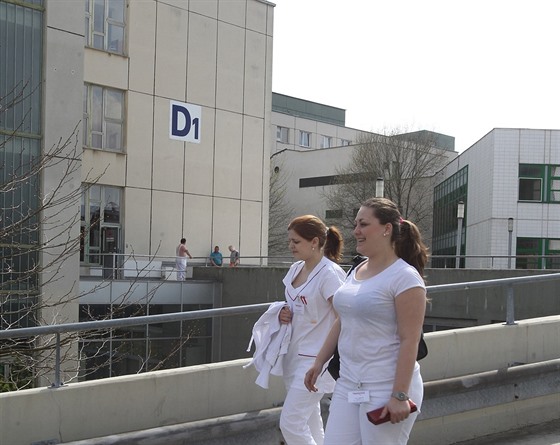 Zdravotnice z Masarykovy nemocnice v Ústí nad Labem.