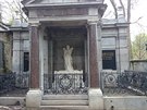 Opravená Waldekova hrobka na Olanských hbitovech