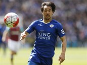 indi Okazaki spch za mem bhem utkn Leicesteru s West Hamem.