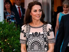 Vévodkyn Kate bhem návtvy Indie absolvovala slavnostní recepci u...
