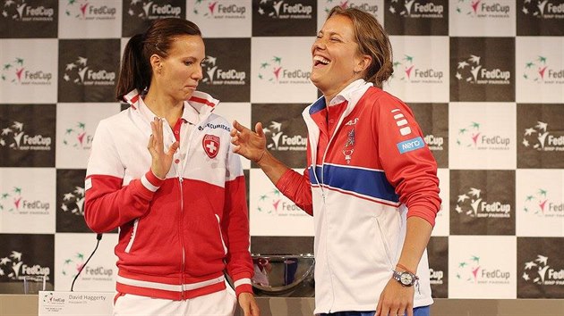 Barbora Strcov (vpravo) a Viktorija Golubicov.