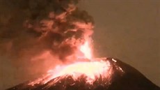 Erupce sopky Popocatépetl (18. dubna 2016) Erupce sopky Popocatépetl (18. dubna 2016)