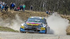 Martin Vlček s Jindřiškou Žákovou s Fabií S2000 Martin Vlček s Jindřiškou Žákovou s Fabií S2000