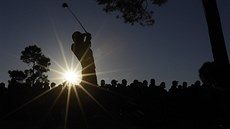 Jordan Spieth během třetího kola golfového Masters Jordan Spieth během třetího kola golfového Masters