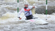 Martina Satková během kvalifikace vodních slalomářů Martina Satková během kvalifikace vodních slalomářů