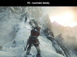 Porovnání grafiky v Rise of the Tomb Raider