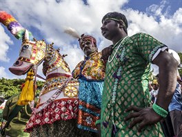 Karneval, prvod,veselí, Seychely, makary,masky, oslava (Seychely, 23. dubna...